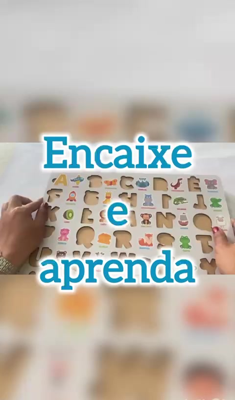 Tabuleiro Alfabeto e Numeros Ilustrado