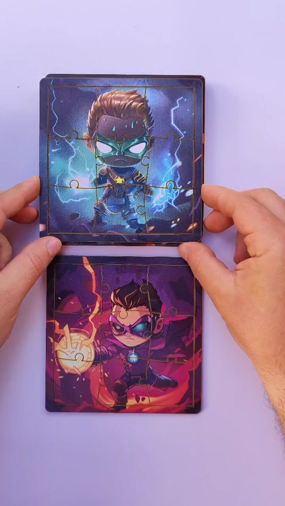 kit 6 quebra cabeça infantil mdf safari animal educativo 60 peças jogo colorido madeira