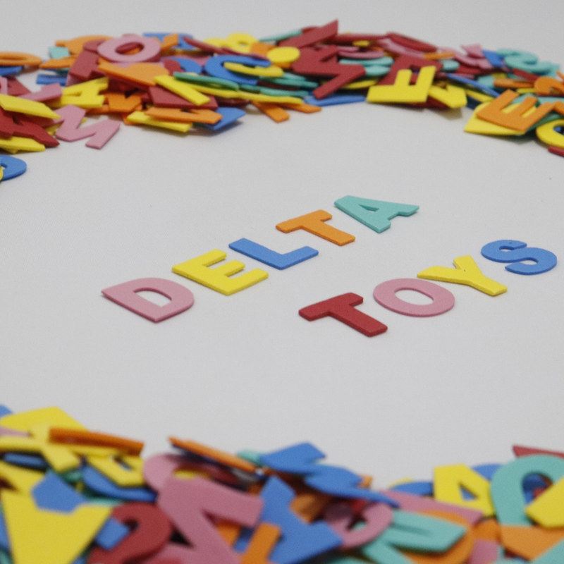 Kit Alfabeto Móvel em EVA Colorido 615 Letras Educativo e Divertido