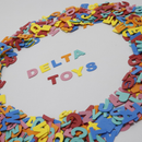 Kit Alfabeto Móvel em EVA Colorido 615 Letras Educativo e Divertido