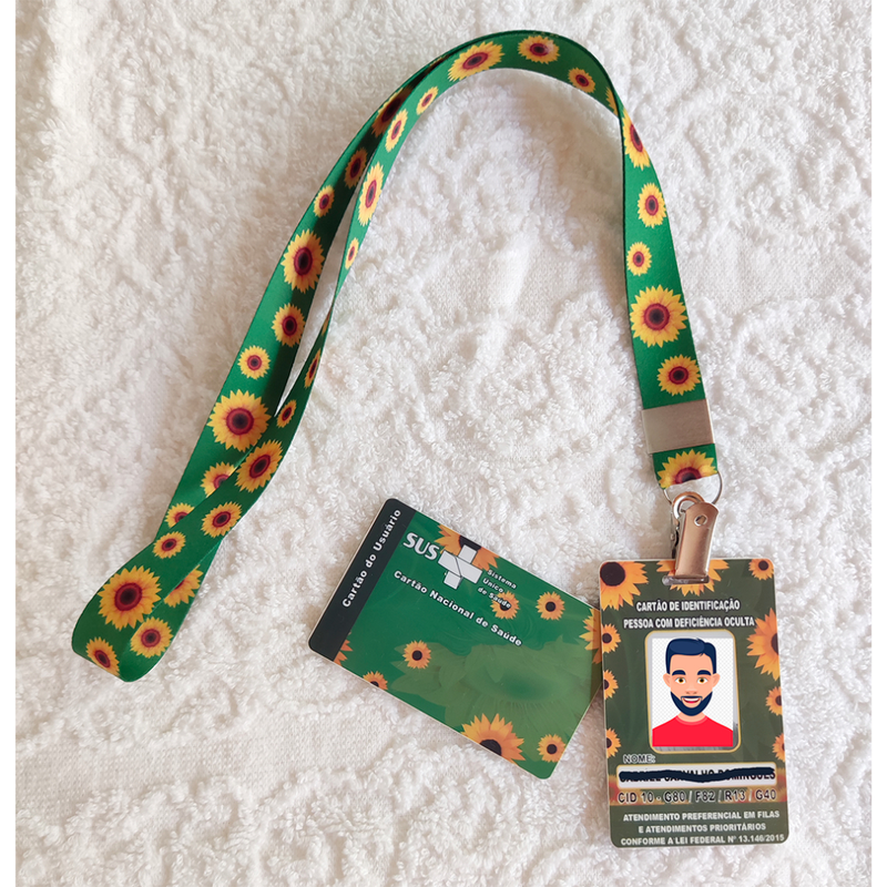 Documento de Identificação do Autista em PVC