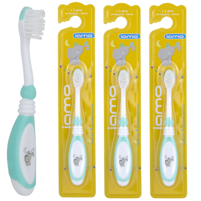 Kit 4 ou 6 escovas dentais ultra macias Iamo