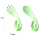 Conjunto de talheres infantil garfo e colher Cotovelo Auxiliar De Mesa