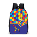 Mochila Escolar Avulsa tema Autismo TEA Unissex ou Kit Escolar Mochila e Estojo