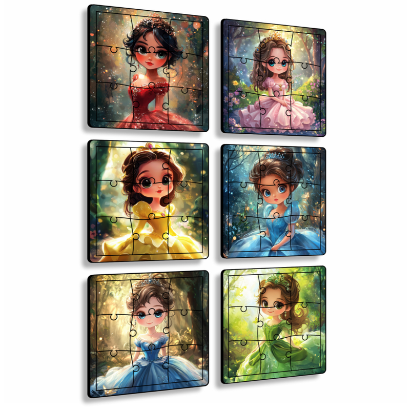 Kit 6 Quebra Cabeças