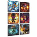 Kit 6 Quebra Cabeças