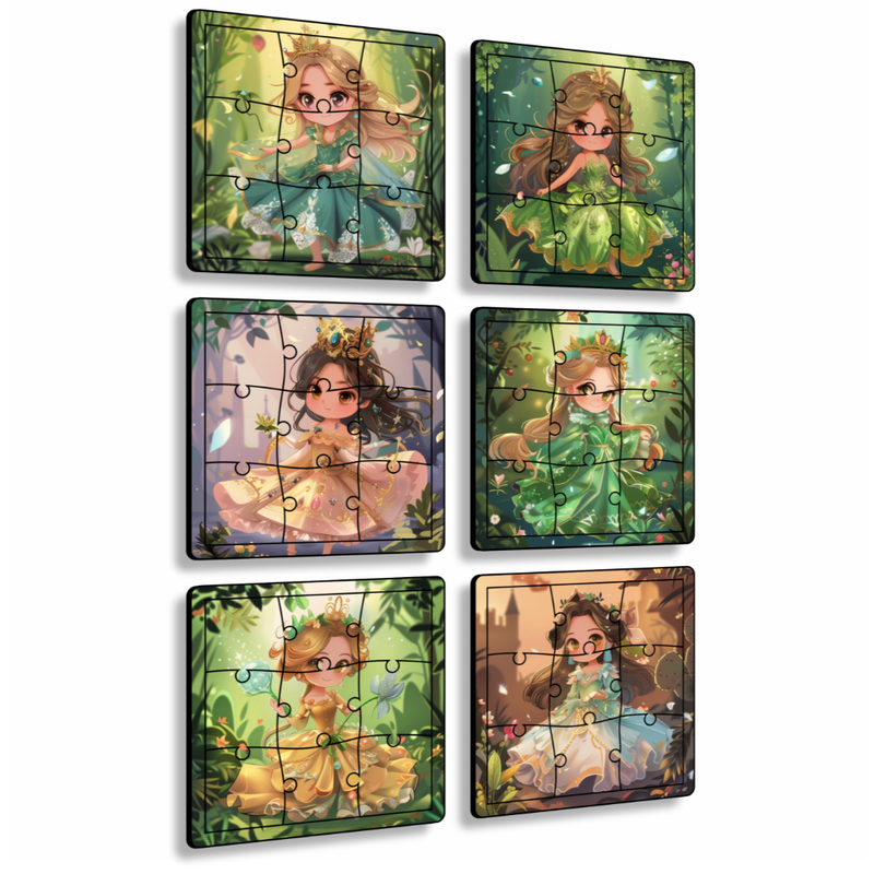 Kit 6 Quebra Cabeças