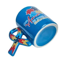 Caneca Quebra Cabeça Autista, TEA, presentes, 3d porcelana 400ml