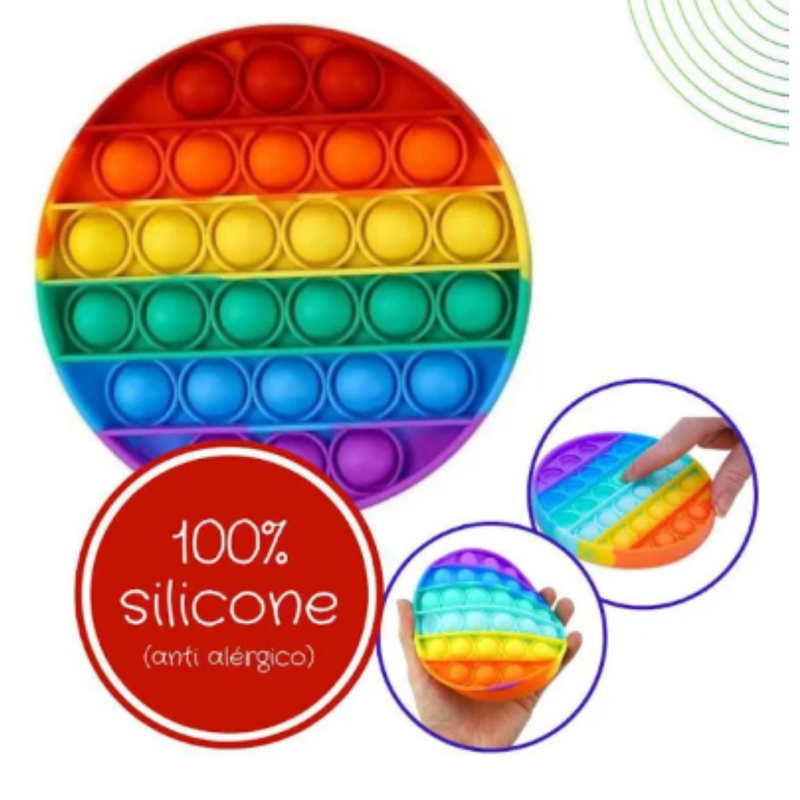 Brinquedo Silicone Anti Stress Sensorial Pop It