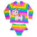 Conjunto Biquini Blusa Manga Longa Proteção UV50+