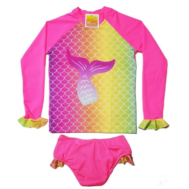 Conjunto Biquini Blusa Manga Longa Proteção UV50+