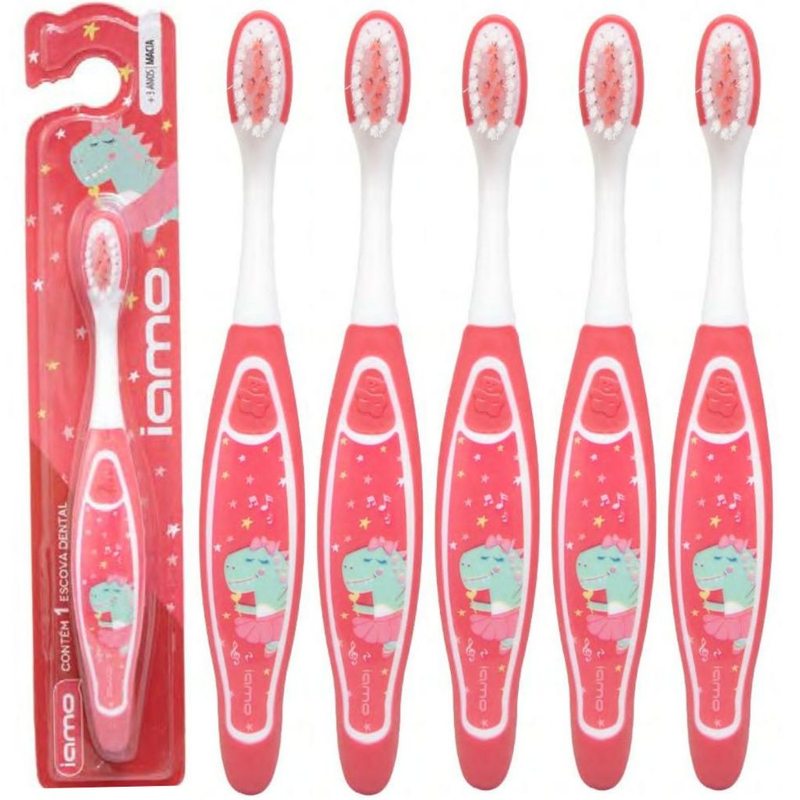 Kit 4 ou 6 escovas dentais ultra macias Iamo