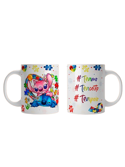 Caneca Stitch Autismo