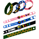 Pulseira Silicone Para Identificação Autismo Girassol