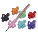 5 Pçs Dois Dedos Caneta Titular Silicone Bebê Aprendizagem Ferramenta De Escrita Dispositivo De Correção Crianças Conjun