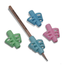 5 Pçs Dois Dedos Caneta Titular Silicone Bebê Aprendizagem Ferramenta De Escrita Dispositivo De Correção Crianças Conjun