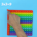 7.9 Pol . (20 Cm) 12x12 Multiplicação Pr actice Quick Push Pop Games , Sil icone Math Toys Papelaria Manipulativa Materi
