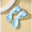 Conjunto de talheres infantil garfo e colher Cotovelo Auxiliar De Mesa