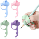 Kit 2 Porta Lápis 5 dedos p/ auxílio na escrita