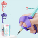 Kit 2 Porta Lápis 5 dedos p/ auxílio na escrita
