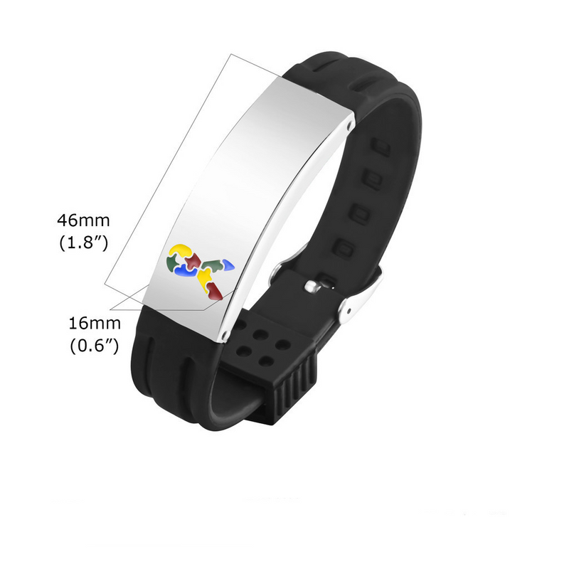 Pulseira Personalizada em Aço Inoxidável