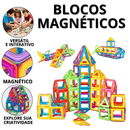 Blocos Magnéticos Infantil Bloco De Montar Magnetico Brinquedo Com Ima Para Criança Peças Magnéticas