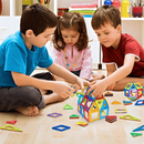 Blocos Magnéticos Infantil Bloco De Montar Magnetico Brinquedo Com Ima Para Criança Peças Magnéticas